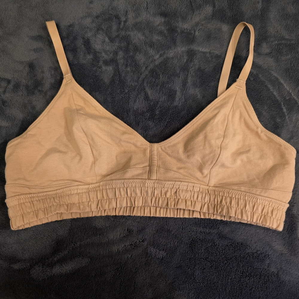 Aerie Women's Beige Bralette in size Large (L)